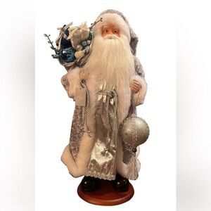 Lord & Taylor Father Christmas, Santa Claus Velvet Overcoat
